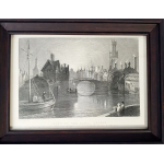 Gravure View of the Canal, Brugge